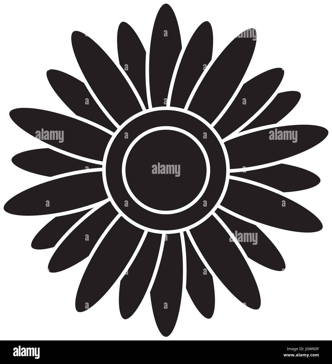 flower icon over white background vector illustration Stock Vector ...
