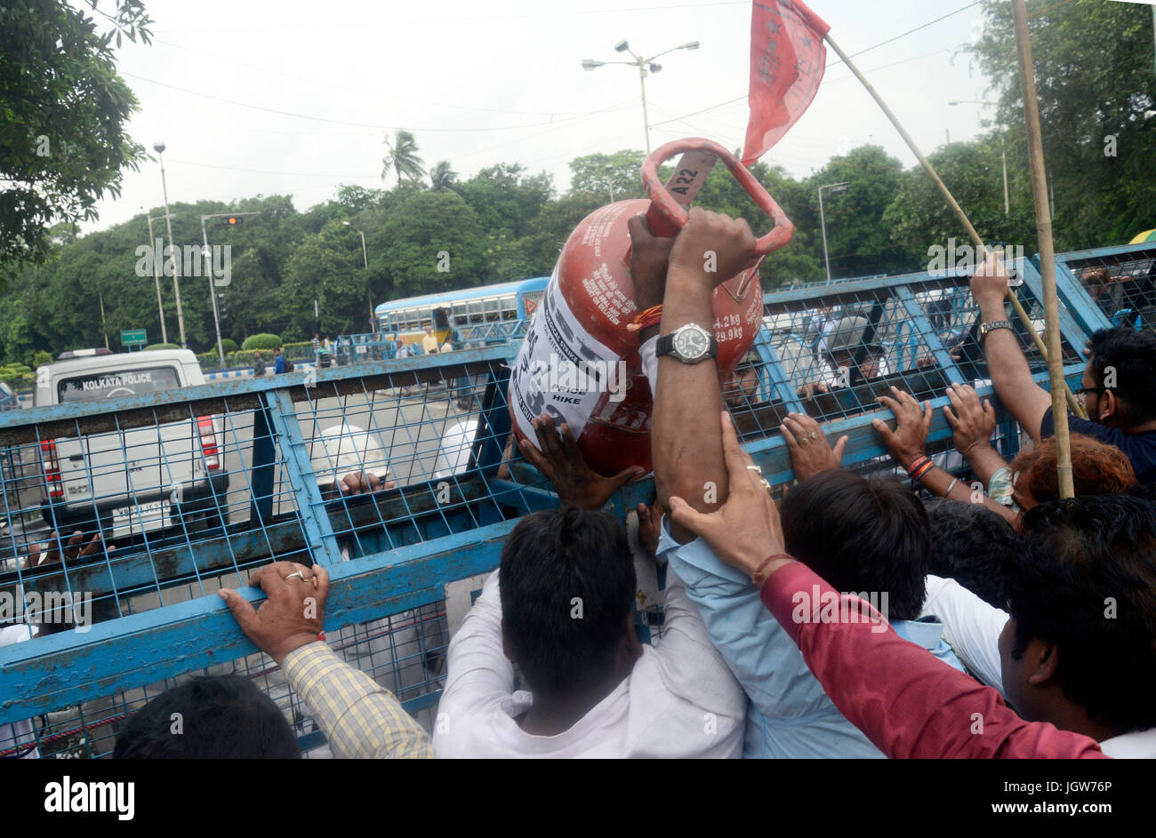 All India Youth League (AIYL) activist participate in a rally March to ...