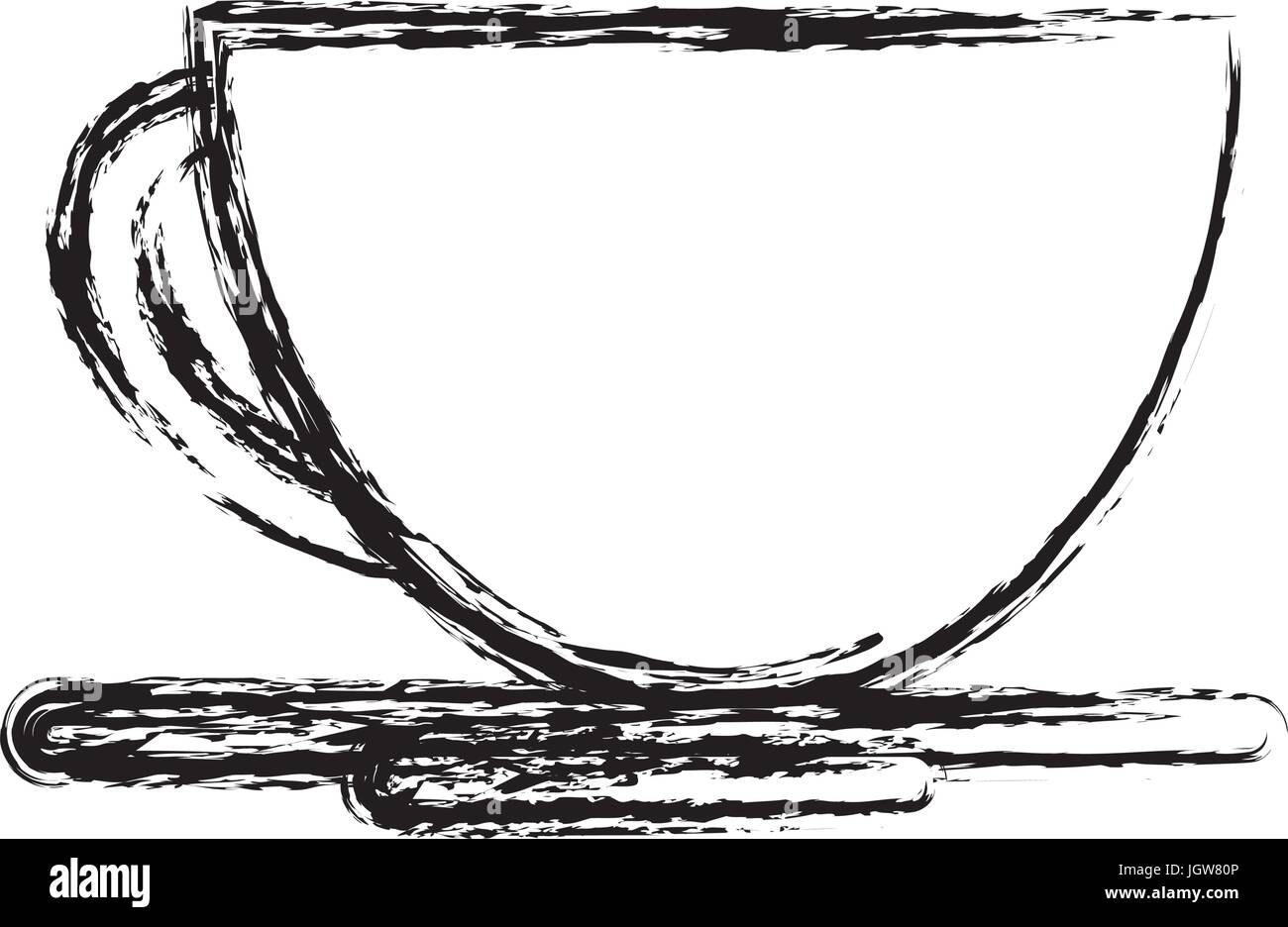 coffee mug icon over white background vector illustration Stock Vector ...