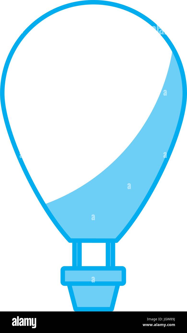 air balloon icon over white background vector illustration Stock Vector ...