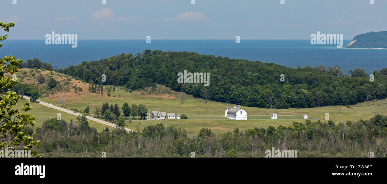 Empire, Michigan - The D.H. Day Farm in Sleeping Bear Dunes National Lakeshore. Stock Photo