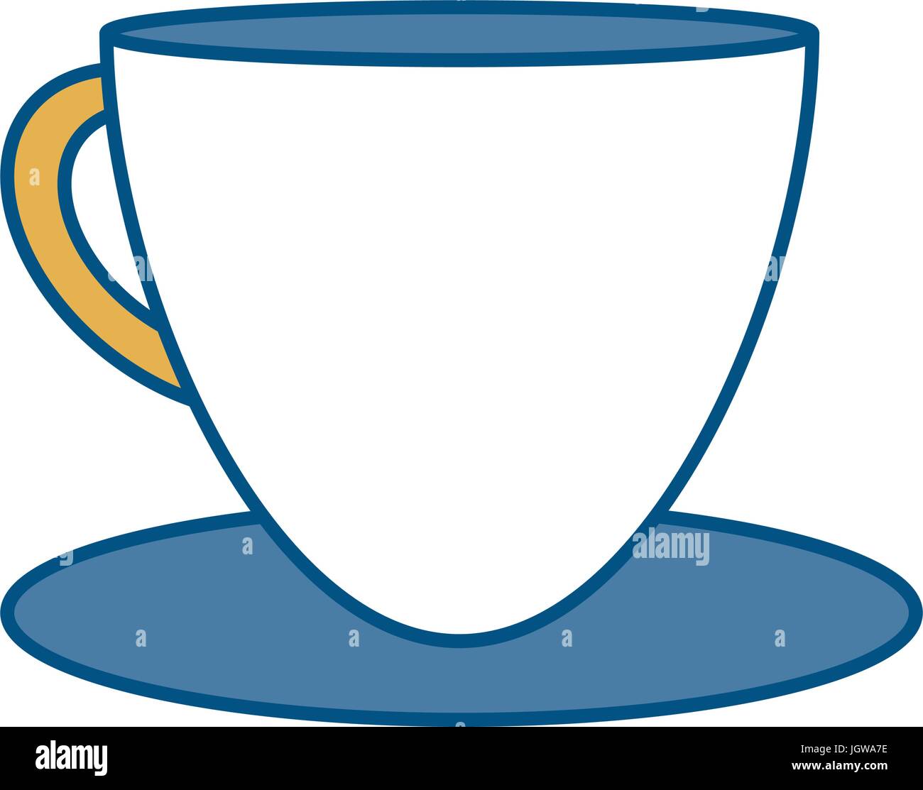 coffee mug icon over white background vector illustration Stock Vector ...
