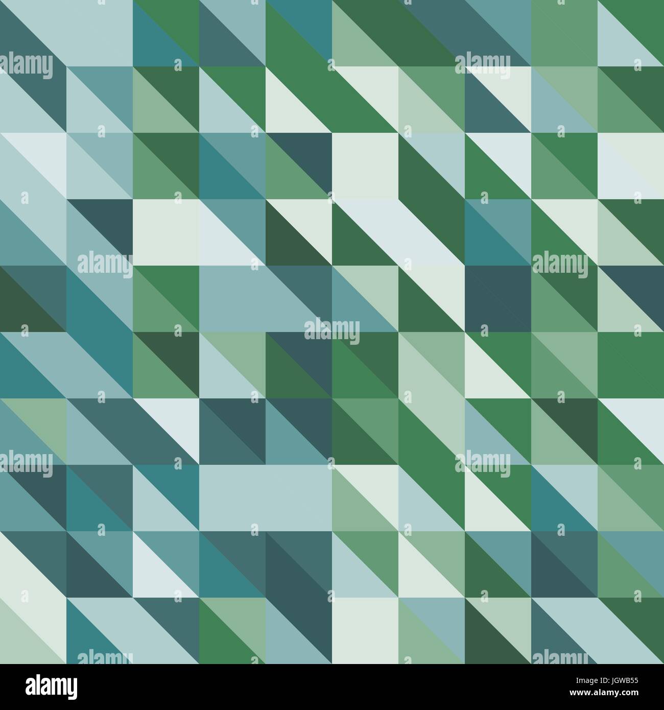 Abstract background with green tone triangles, stock vector Stock ...