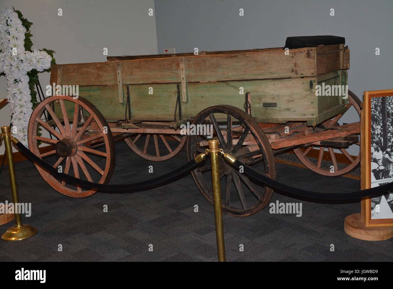 Martin Luther King's funeral carriage Stock Photo