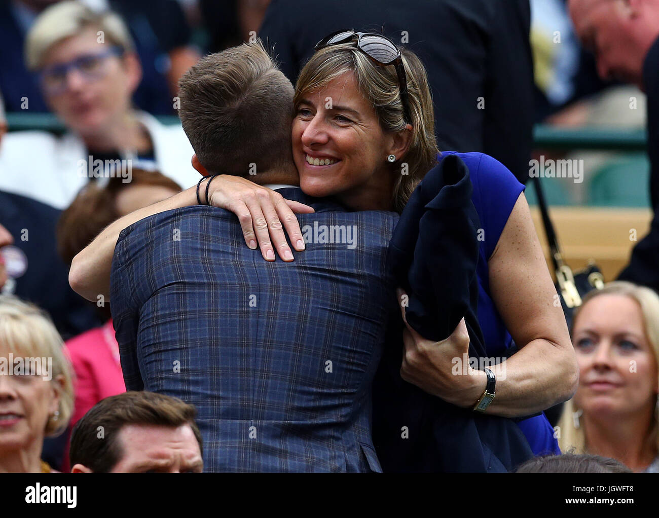 Max Whitlock is greeted by Katherine Grainger on day eight of the ...