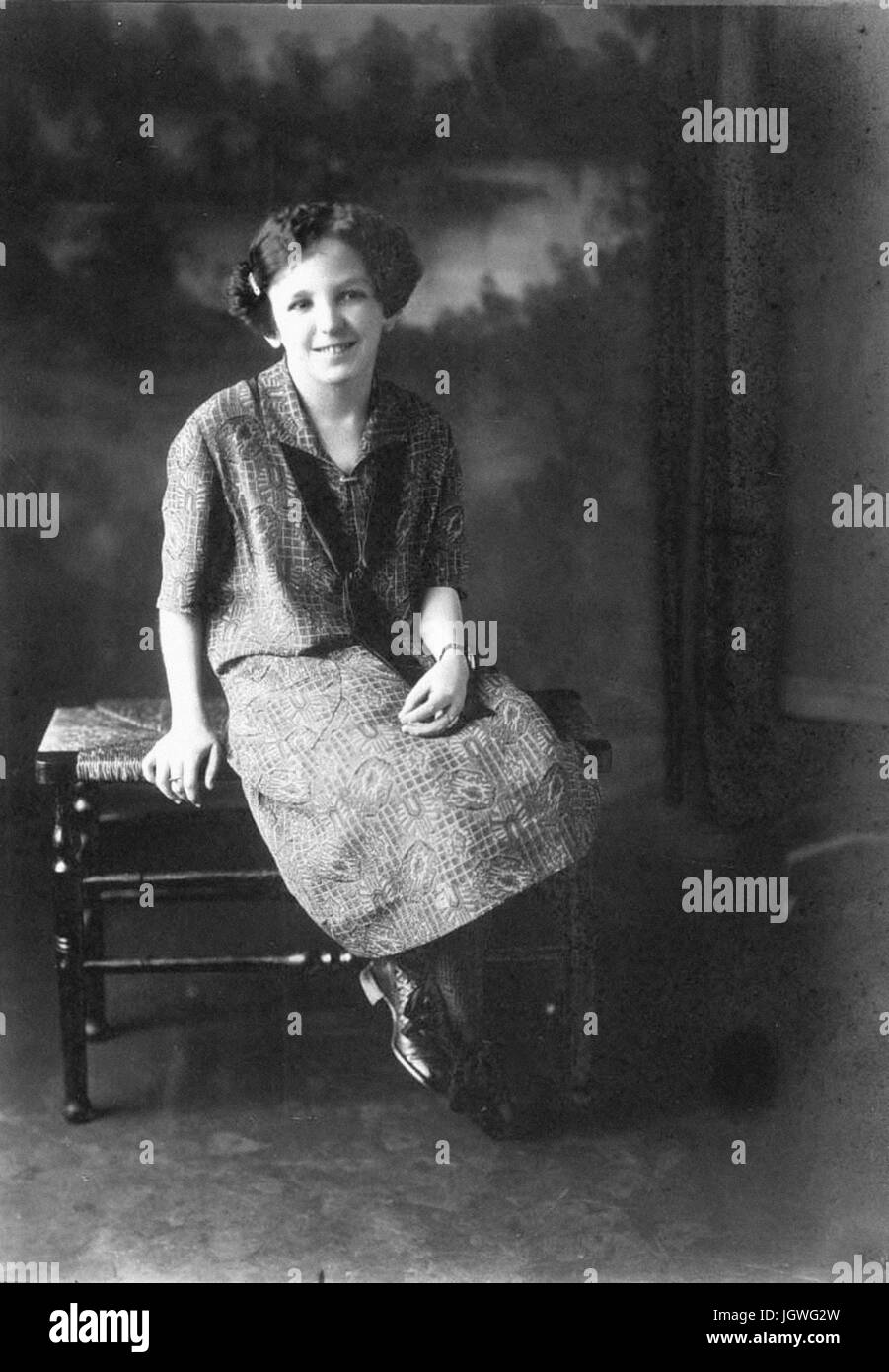 Industrial Workers of the World Katie Phar studio portrait, Seattle, Washington, c. 1920s