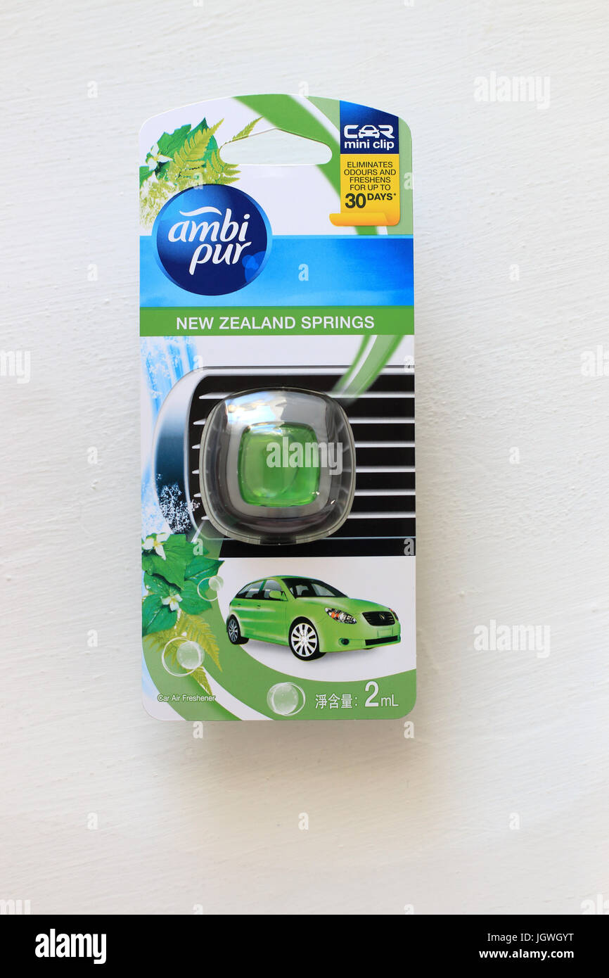 Ambi Pur car air freshner Stock Photo