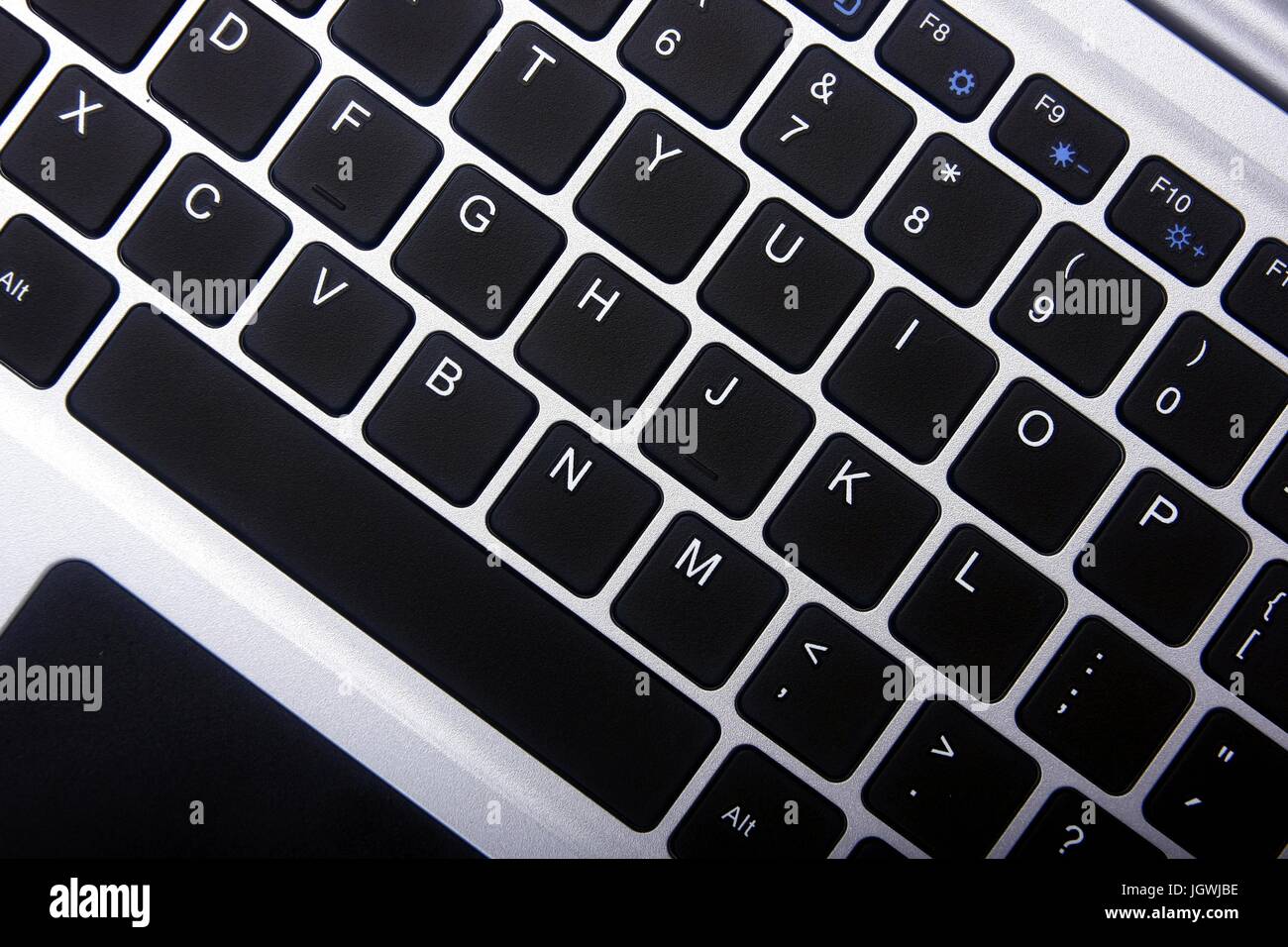 Photo of a keyboard of a laptop computer Stock Photo Alamy