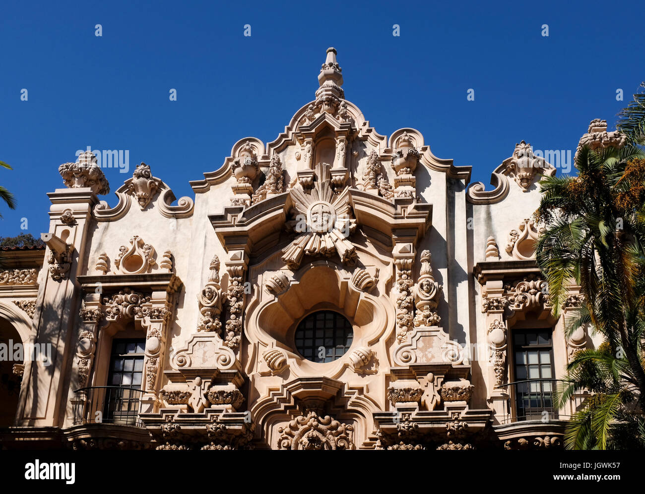 The Casa Del Prado Theater, Balboa Park, San Diego, California Stock