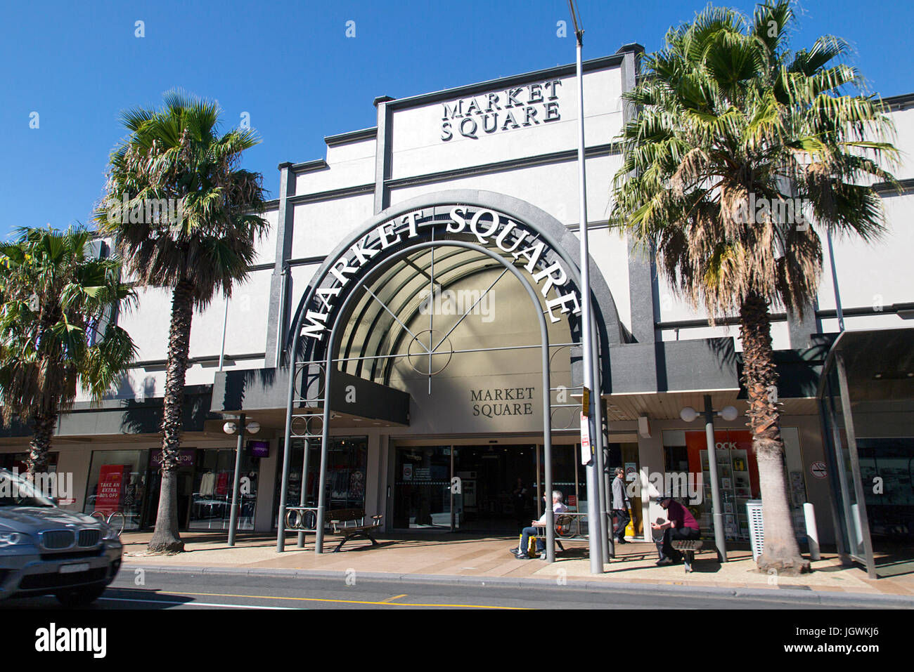 Market Square Geelong Stock Photo Alamy
