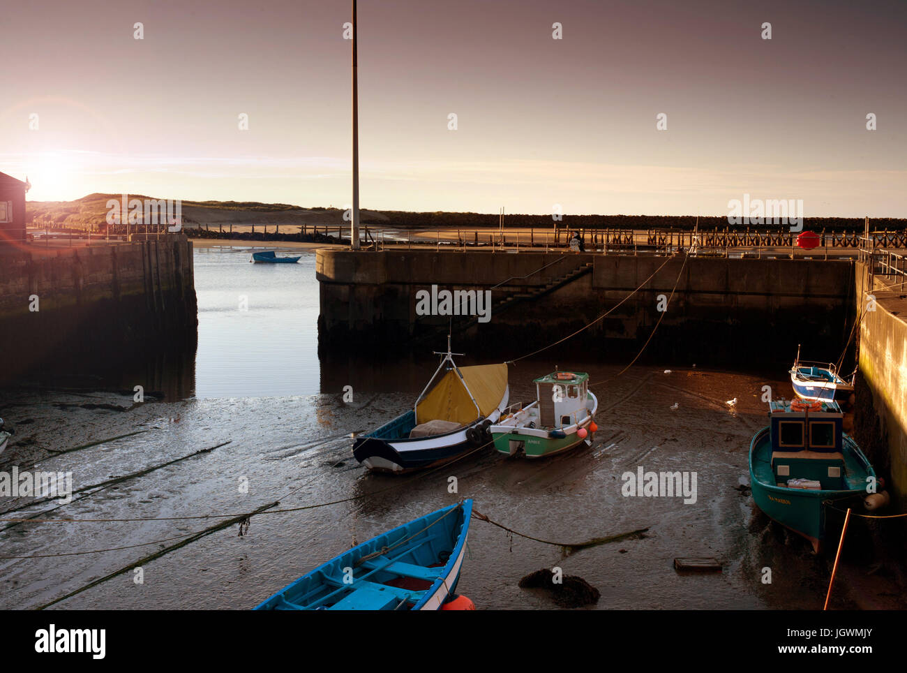 Amble marina dusk amble sea hires stock photography and images Alamy