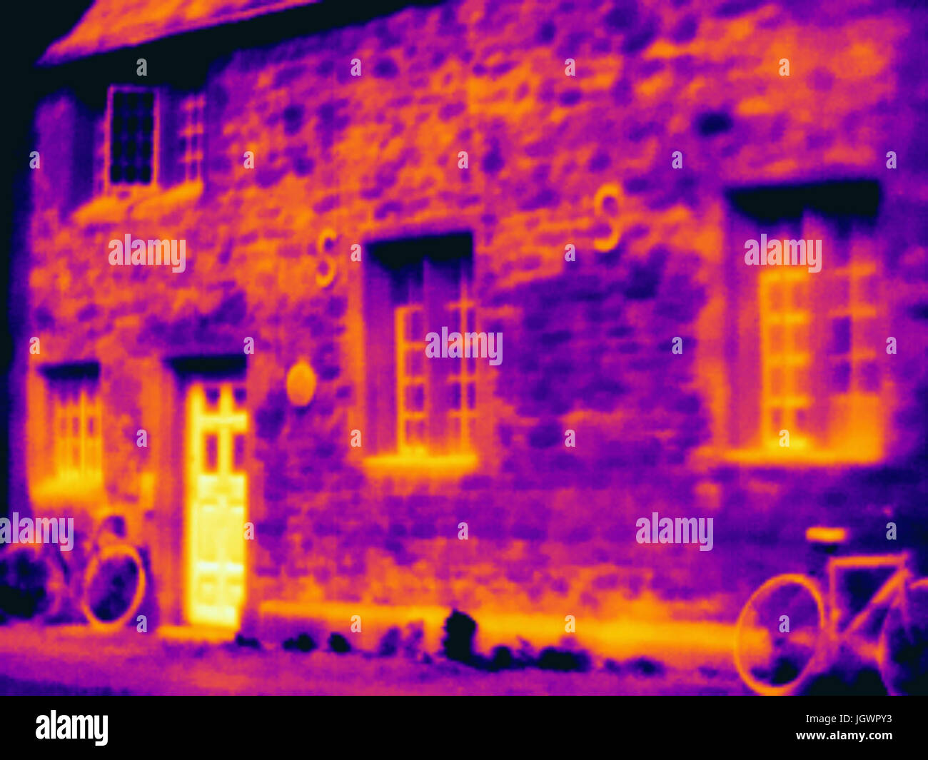 Thermal image of house hires stock photography and images Alamy