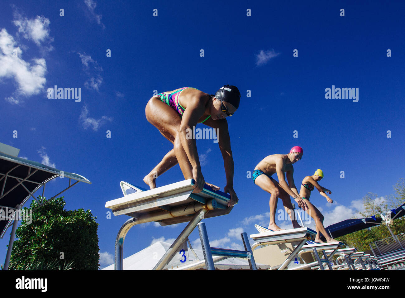 Bikini diving board hires stock photography and images Alamy