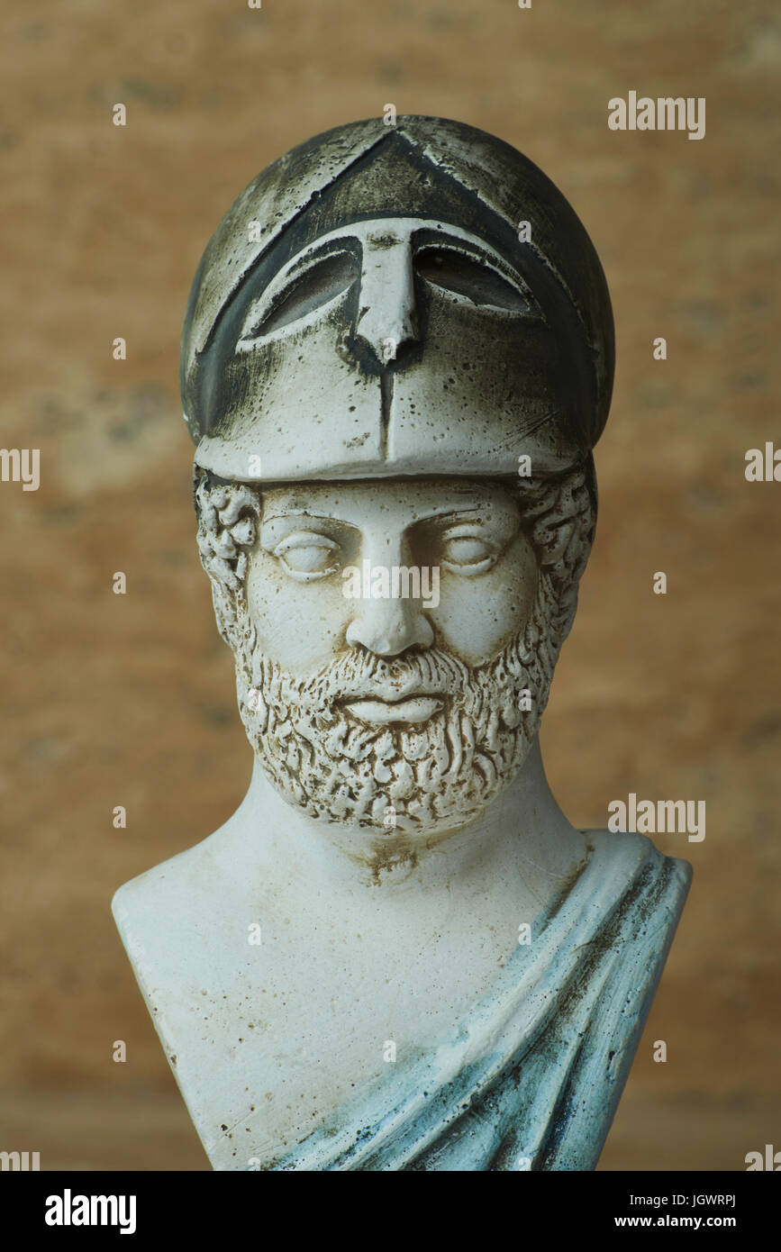 Statue of ancient Athens statesman Pericles Stock Photo - Alamy