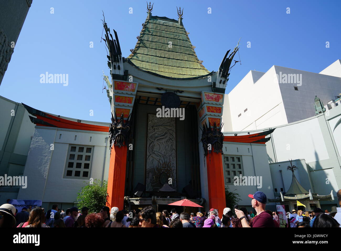 Grauman's Chinese Theatre on Hollywood Boulevard Stock Photo