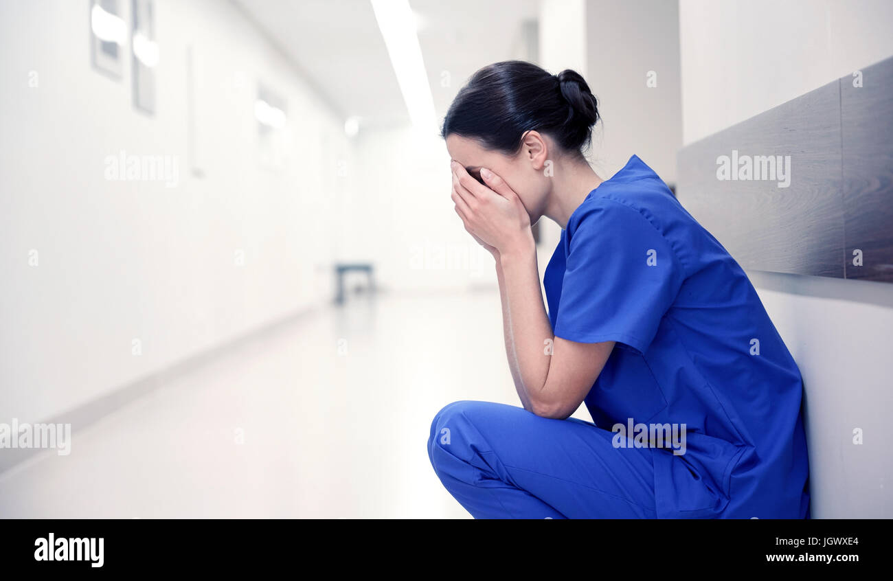 Nurse upset hires stock photography and images Alamy