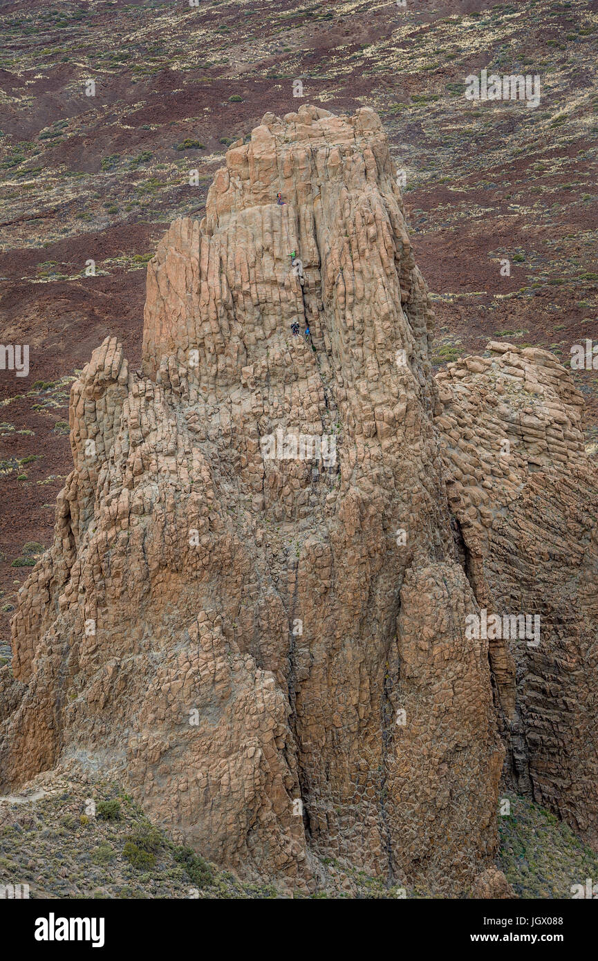 La Catedrala rock formation, Tenerife island Stock Photo