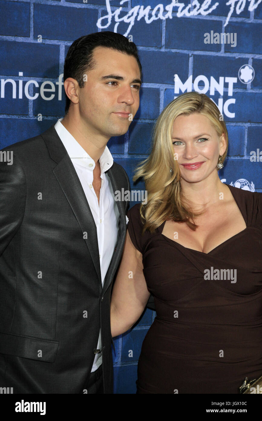 Los Angeles, CA, USA. 23rd Feb, 2013. LOS ANGELES - FEB 23: Darius Campbell, Natasha Henstridge at the Pre-Oscar charity brunch by Montblanc & UNICEF at Hotel Bel-Air on February 23, 2013 in Los Angeles, CA Credit: Kay Blake/ZUMA Wire/Alamy Live News Stock Photo