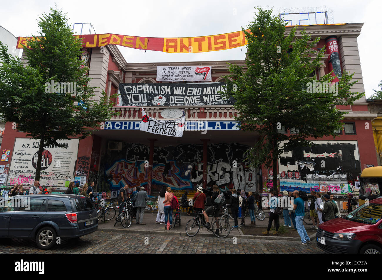 Germany hamburg rote flora hi-res stock photography and images - Alamy