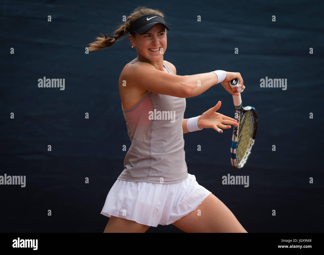 Versmold, Germany. 11 July, 2017. Rebecca Peterson at the 2017 Reinert Open ITF $60 tennis tournament © Jimmie48 Photography/Alamy Live News Stock Photo