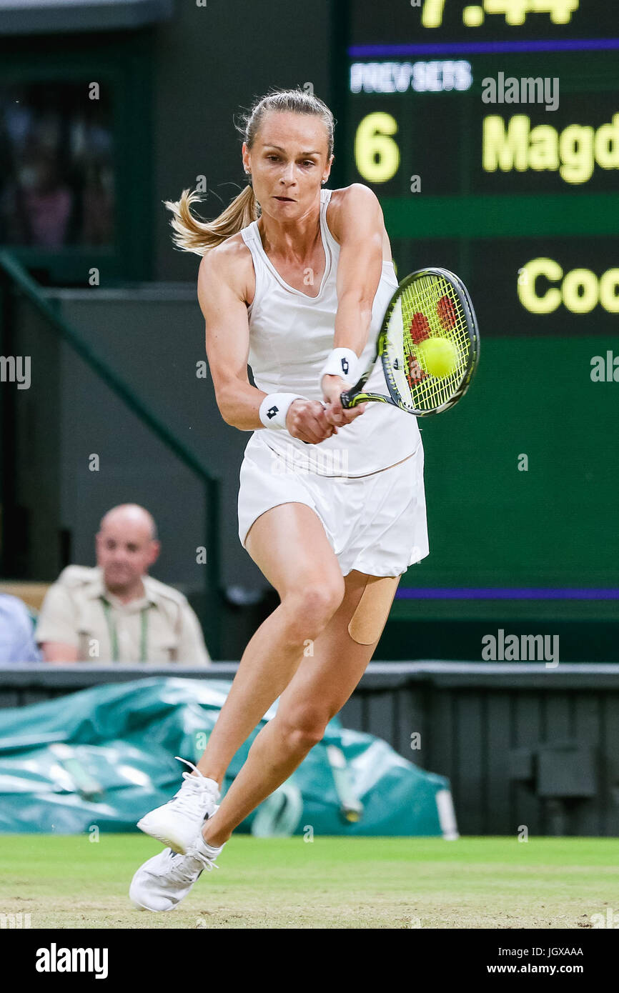 London, UK. 11th July, 2017. Magdalena Rybarikova (SVK) Tennis