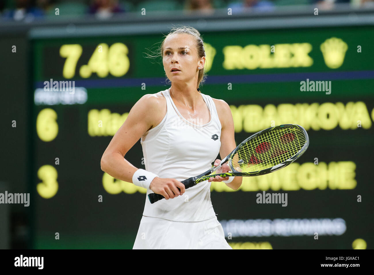London, UK. 11th July, 2017. Magdalena Rybarikova (SVK) Tennis