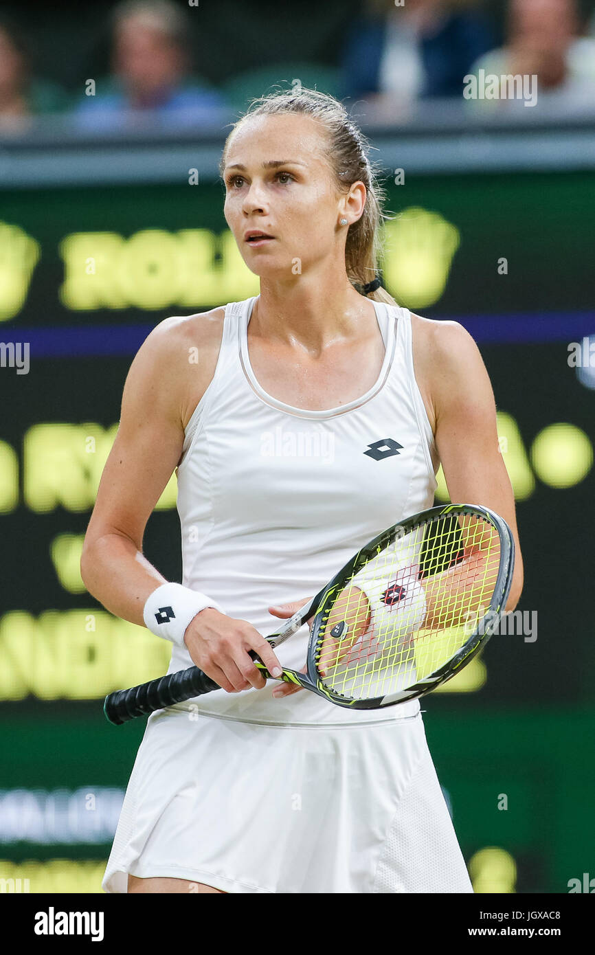 London, UK. 11th July, 2017. Magdalena Rybarikova (SVK) Tennis