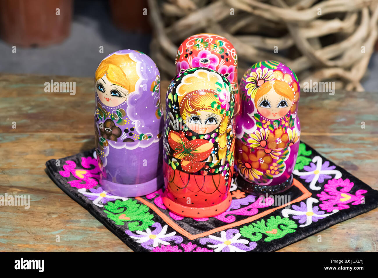 Matreshka Containers Russian matrioshka doll matryoshka figure nesting matrioska babushka ...