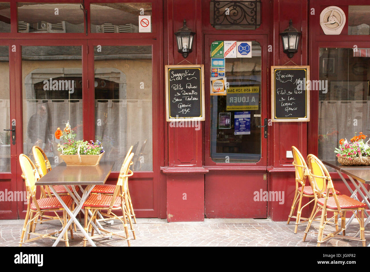 Restaurant, Annecy, Haute-Savoie, Rhône-Alpes, France Stock Photo - Alamy