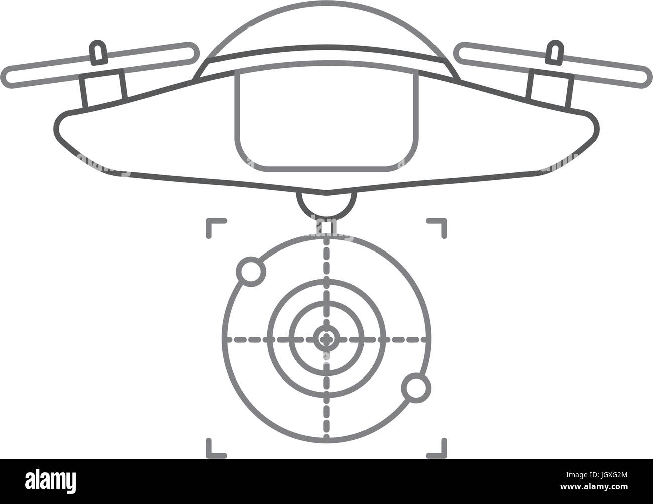 drone flying technology with camera Stock Vector Image & Art - Alamy