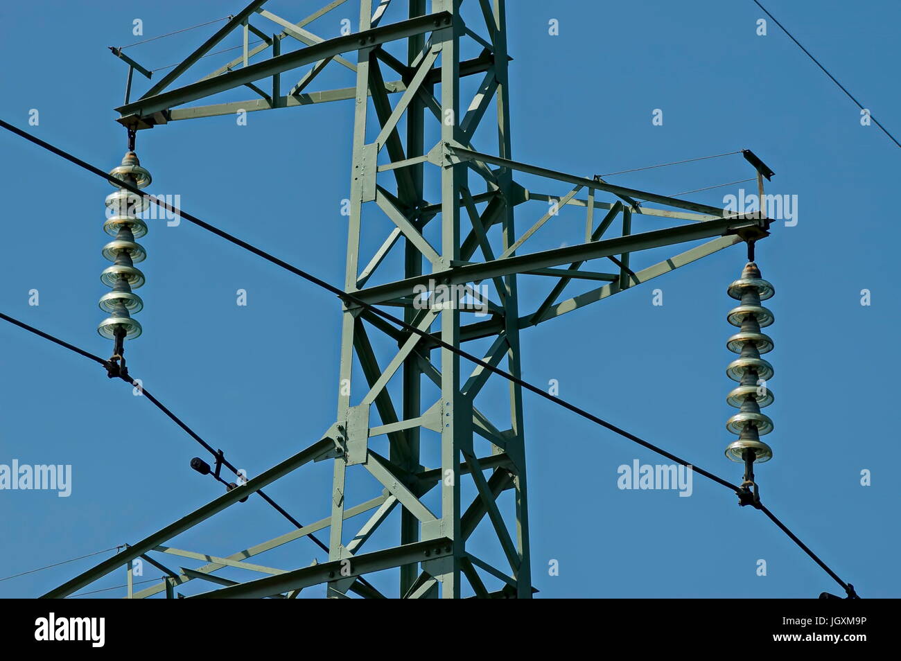 Upper part of electric power transmission line, Central Balkan mountain