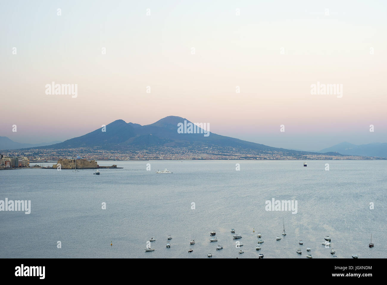 Bay of Naples, Italy Stock Photo