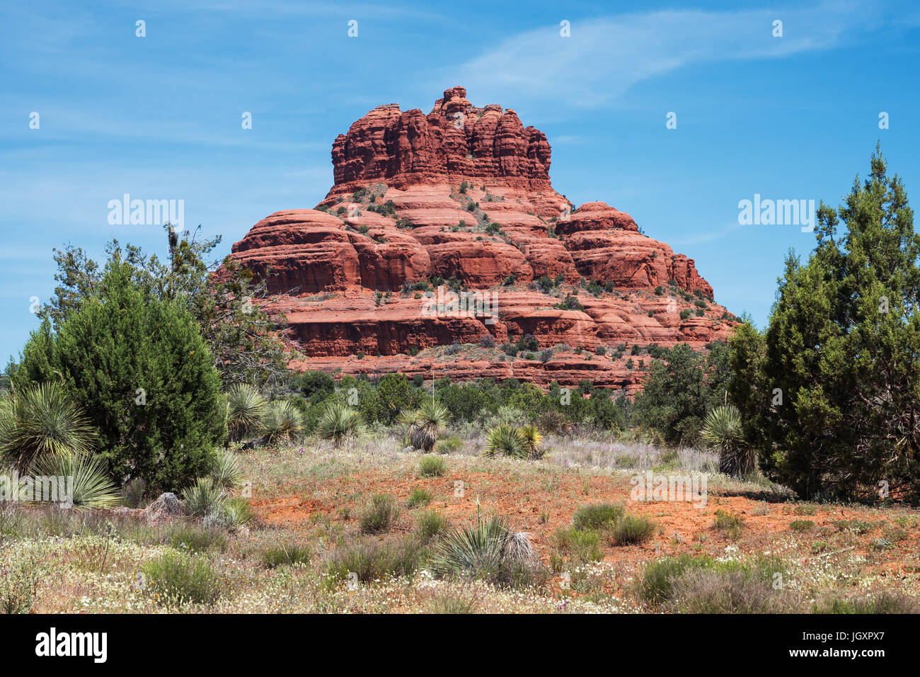 Famous Bell Rock, Arizona, USA Stock Photo Alamy