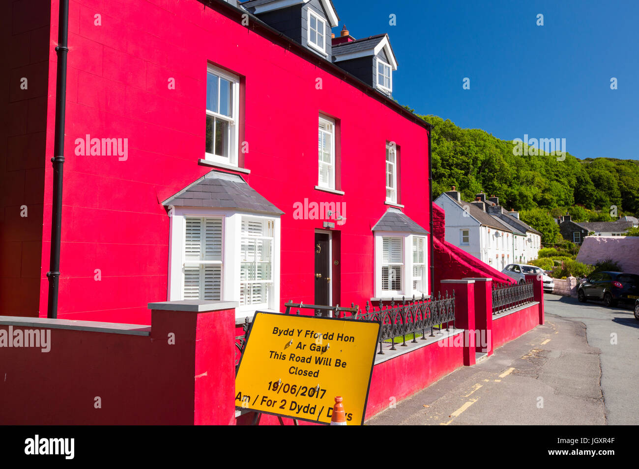 A colourful house in Solva, Pembrokeshire, Wales, UK Stock Photo Alamy