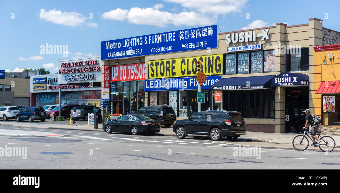 A lighting store located in a small shopping strip in the Woodside ...