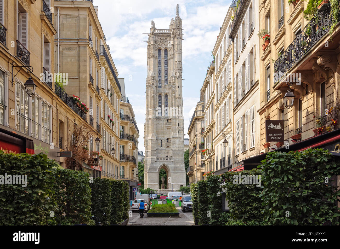 SaintJacques Tower is the only remnant of the Eglise SaintJacquesde