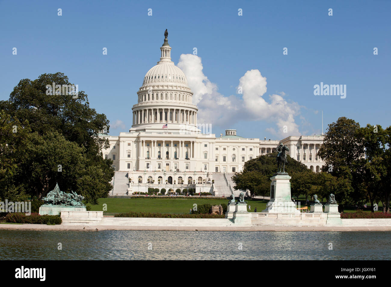 US Capitol building, west facade - Washington, DC USA Stock Photo
