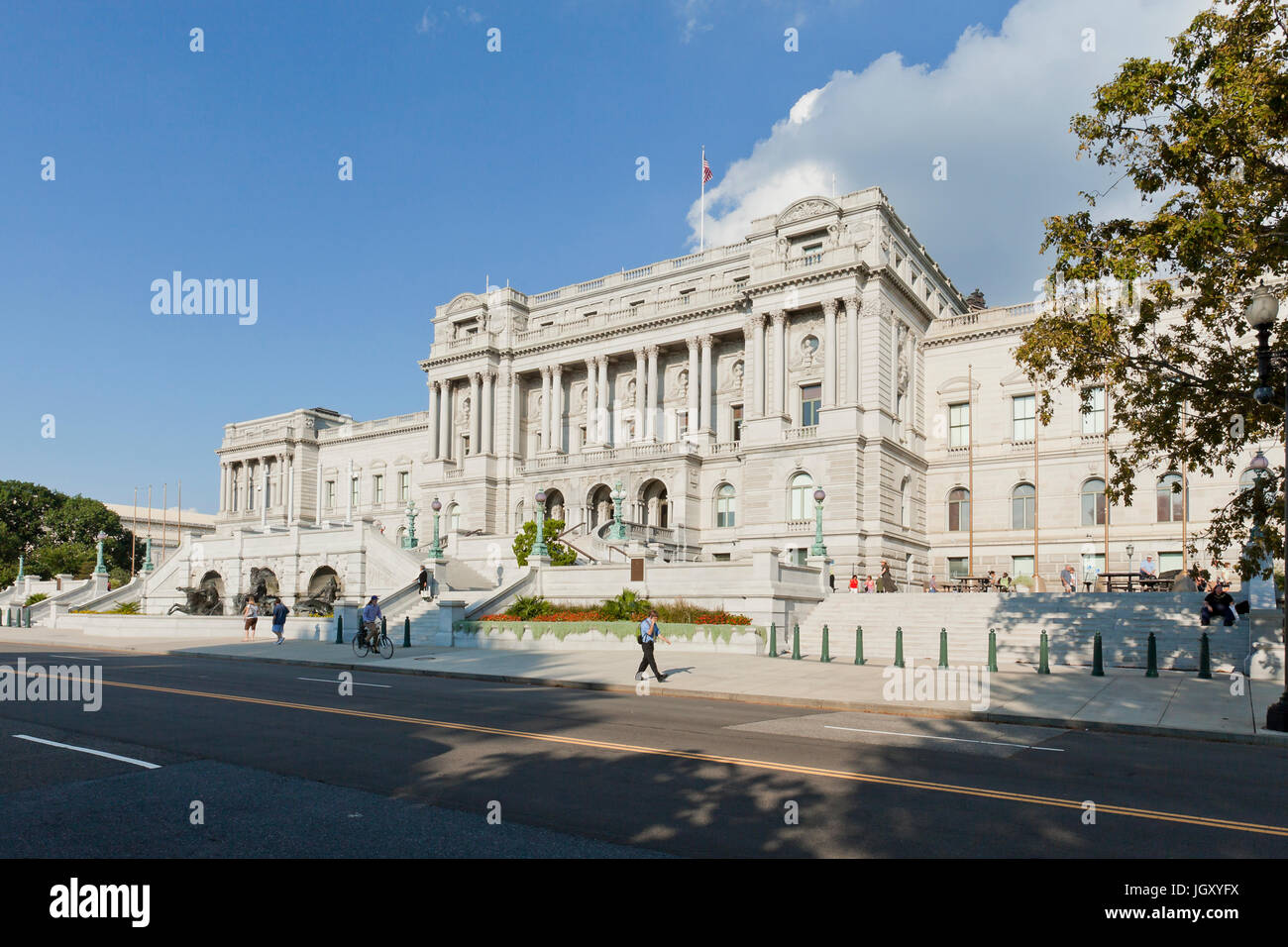 The Library of Congress building - Washington, DC USA Stock Photo