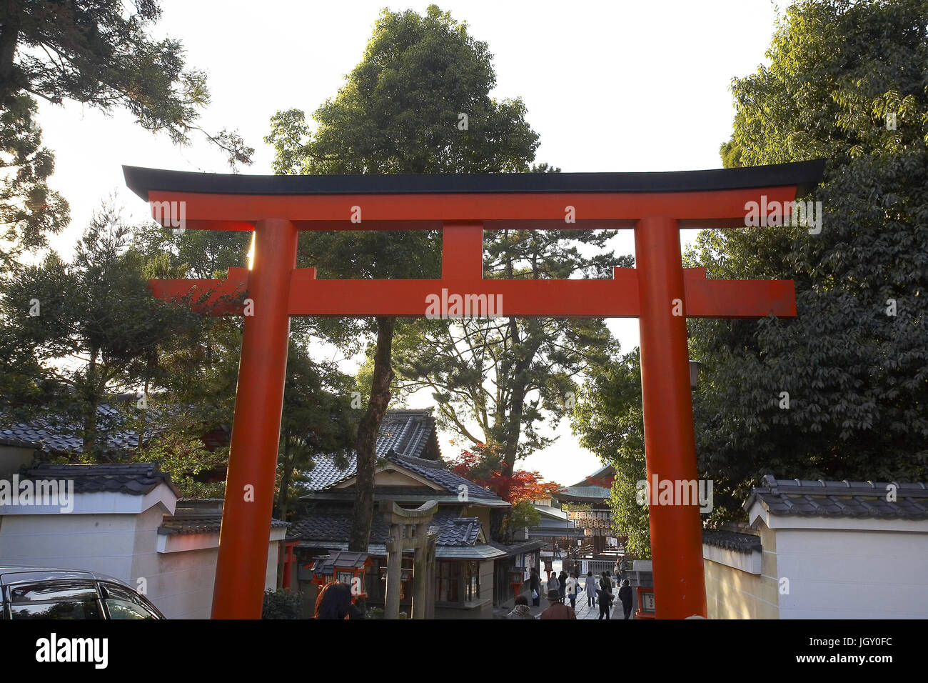 Yasaka shrine torii gate hi-res stock photography and images - Alamy