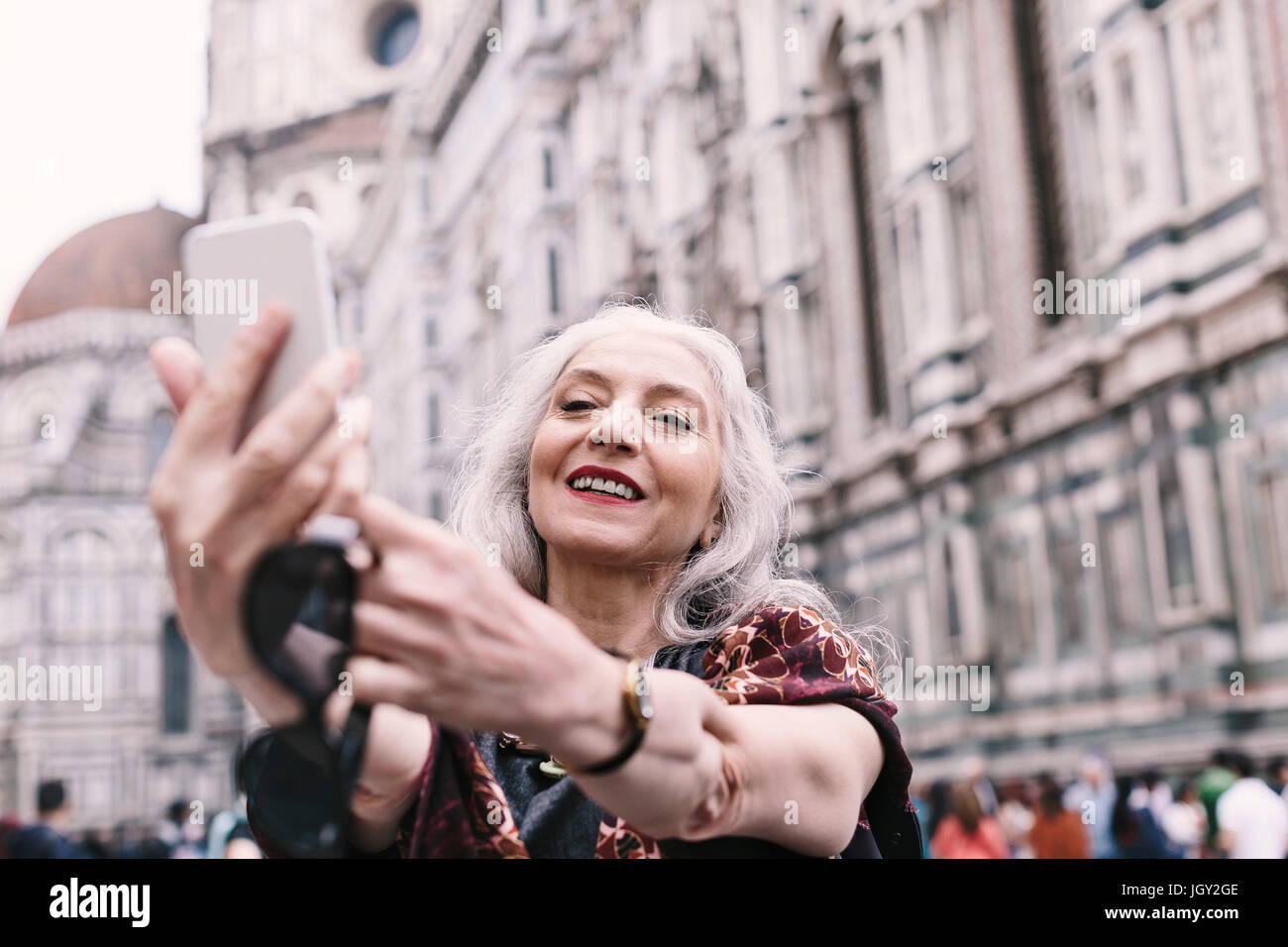 Stylish mature woman hi-res stock photography and images - Alamy