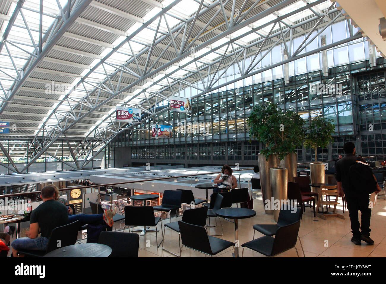General view of Hamburg Airport (Germany Stock Photo Alamy