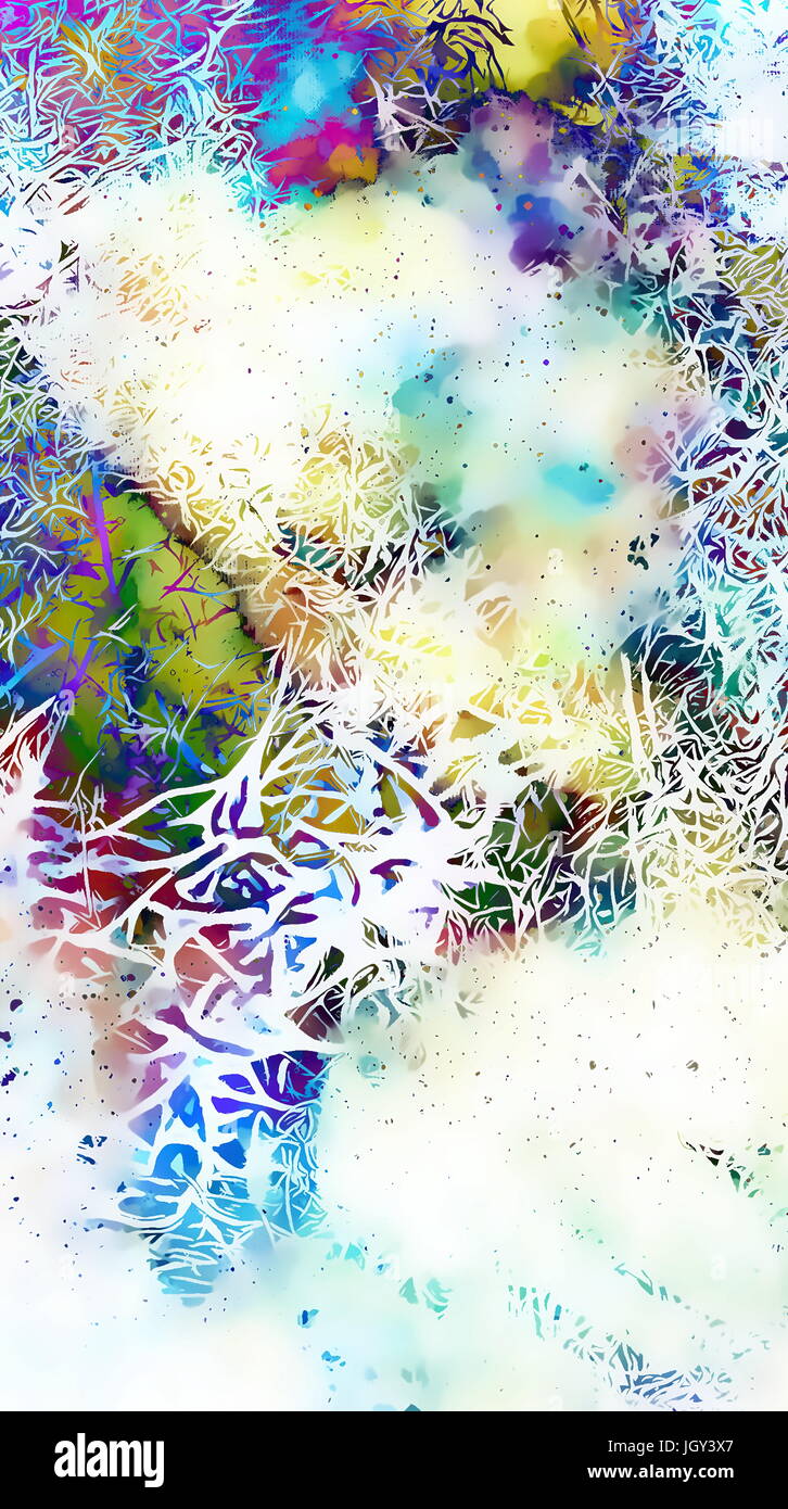 background pattern with fractal structures. Abstract background Stock ...