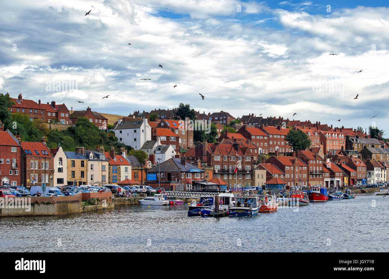 Whitby Harbour Stock Photo