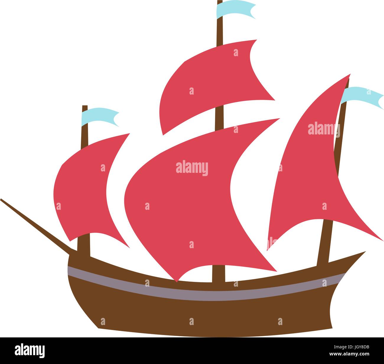 Cruiser maritime boat ship sailing Stock Vector Images - Alamy