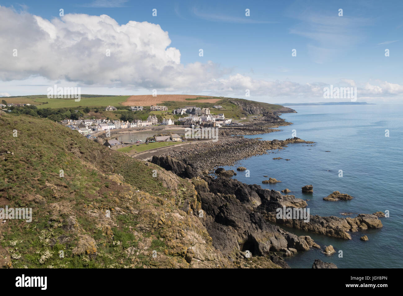 Portpatrick in Dumfries and Galloway, Scotland Stock Photo