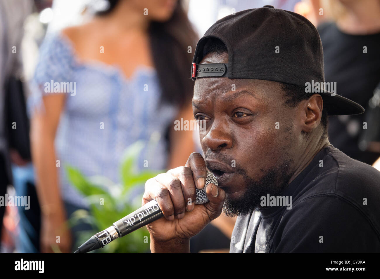 Danish rapper Al Agami, open air concert, Playa Cava Bar, Copenhagen ...