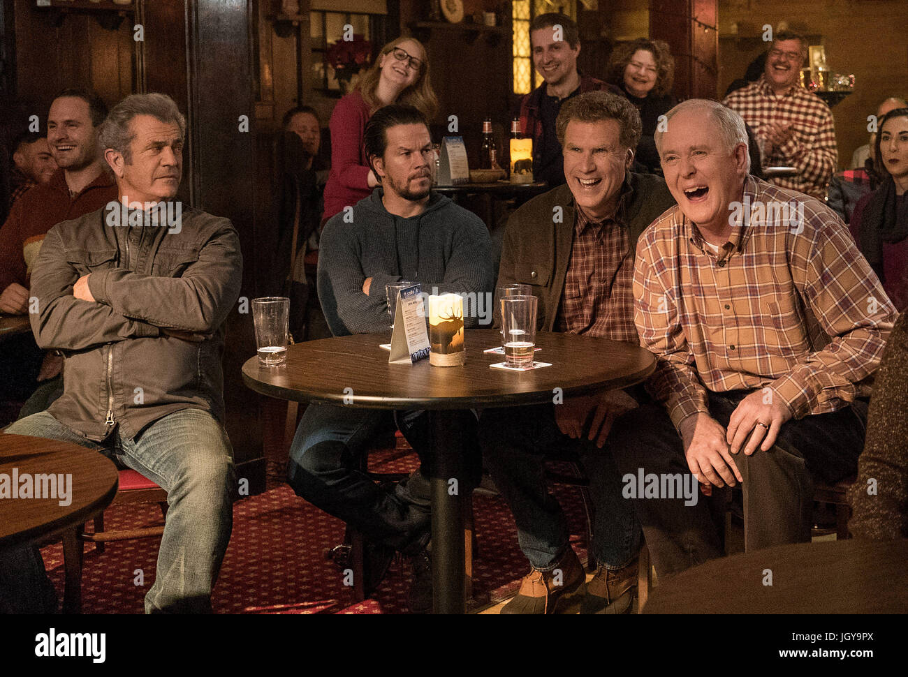 RELEASE DATE: november 10, 2017 TITLE: Daddy's Home 2 STUDIO: Paramount Pictures DIRECTOR: Sean Anders PLOT: Brad and Dusty must deal with their intrusive fathers during the holidays STARRING: MEL GIBSON as Kurt, MARK WAHLBERG as Dusty, WILL FERRELL as Brad, JOHN LITHGOW as Don. (Credit Image: © Paramount Pictures/Entertainment Pictures) Stock Photo