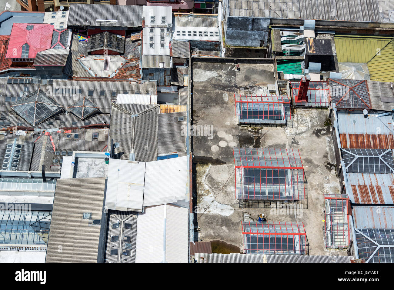 View of different rooftops in Manizales, Colombia Stock Photo - Alamy