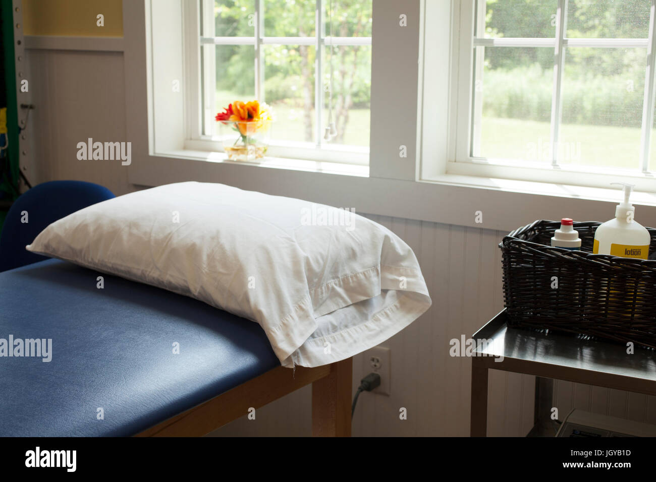 Interior view of physical therapy facility. Stock Photo