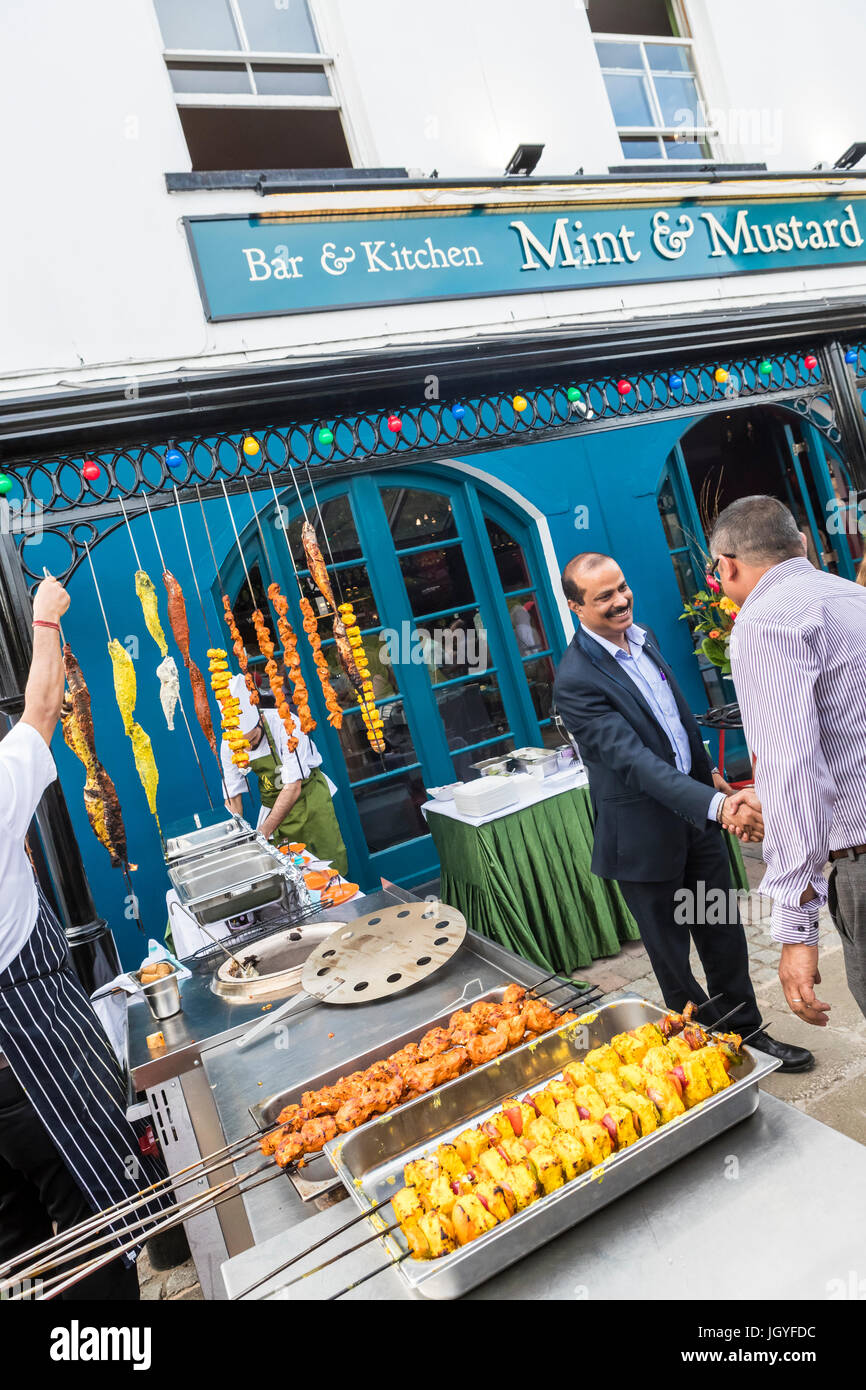 Grand opening of the Mint & Mustard Indian Street Kitchen in Chepstow